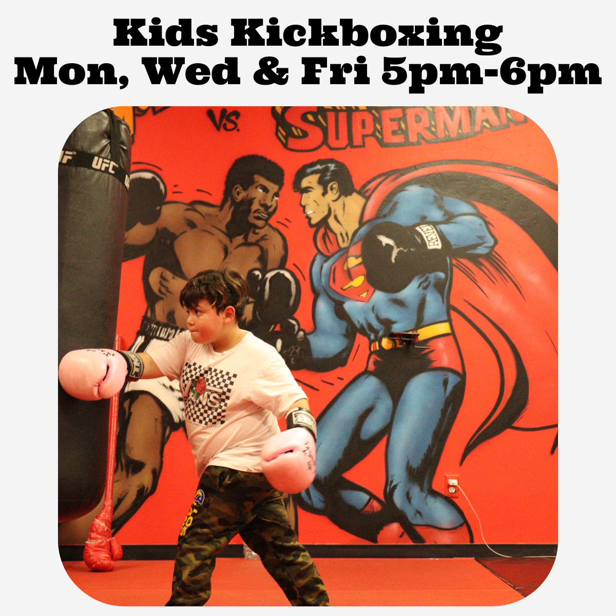 Kids Kickboxing Class (Age 5-12)