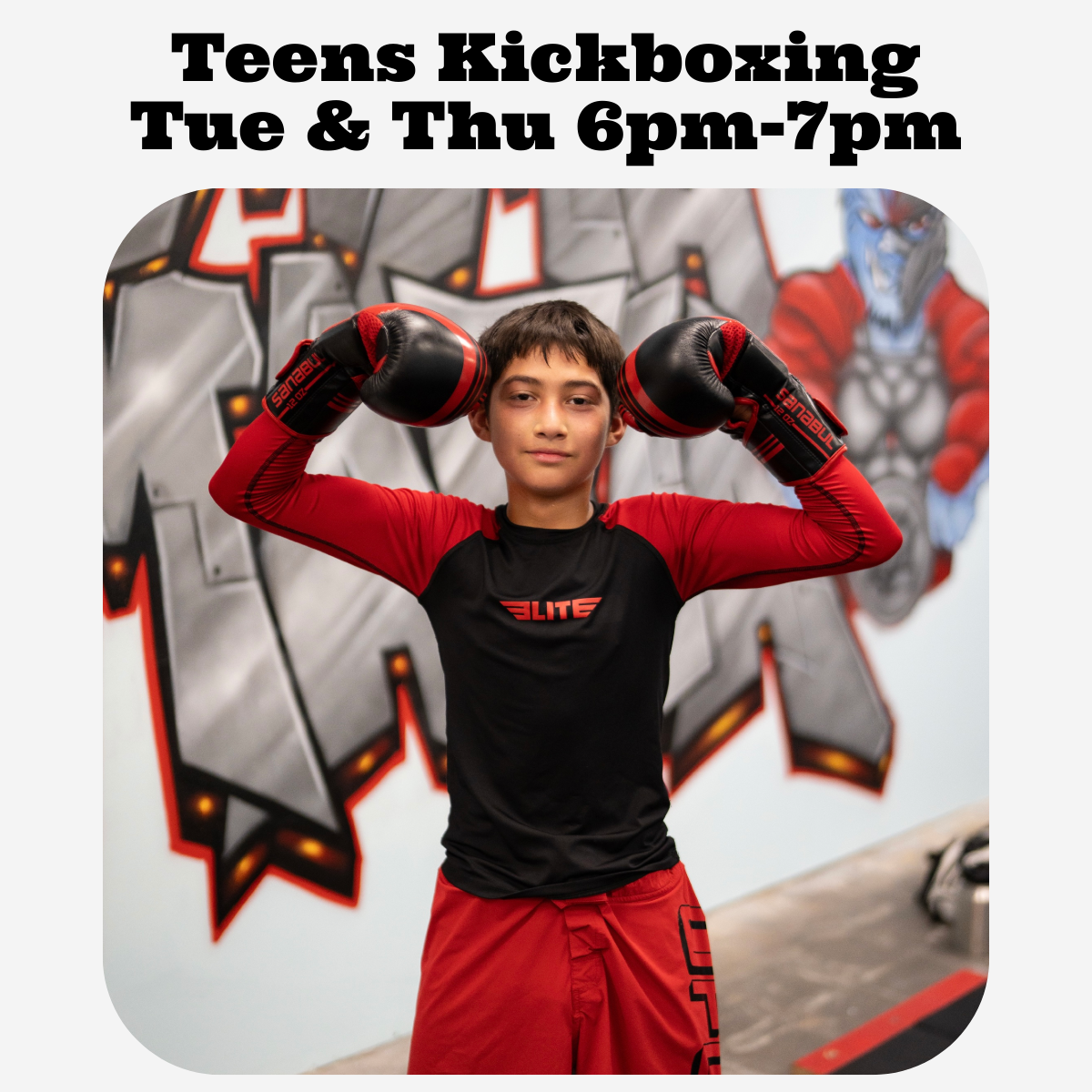 Teens Kickboxing Class (Age 11-15)