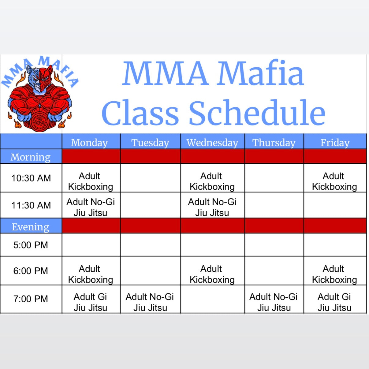 Adult Kickboxing & Jiu Jitsu