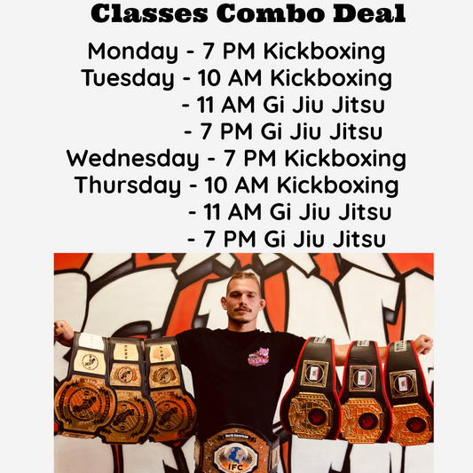 Adult Combo Jiu Jitsu & Kickboxing